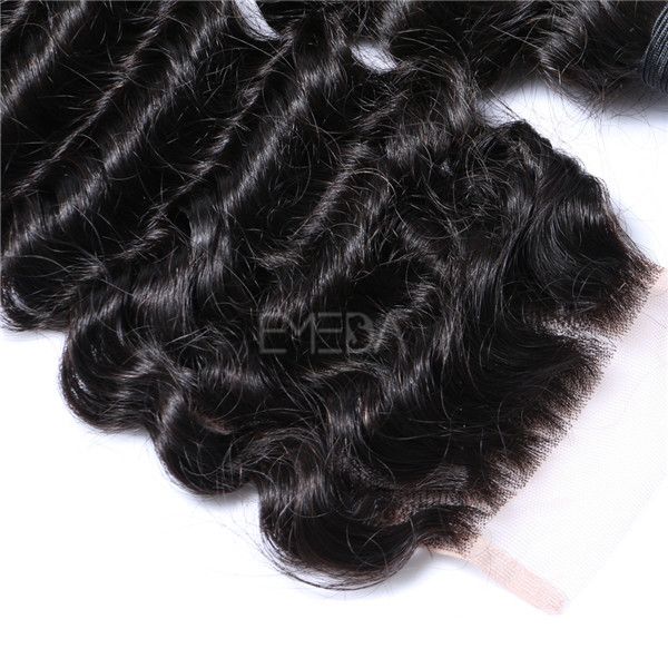 Hair bundles with closure LJ227